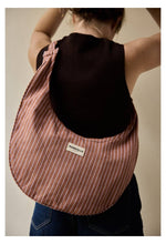 Load image into Gallery viewer, Gabrielle Paris New B cotton bag | lilac stripes - BTS CONCEPT STORE