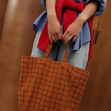 Load image into Gallery viewer, ELISABETH TOTE BAG | CHECK GINGER