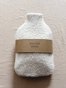 Hot Water Bottle | White Boucle