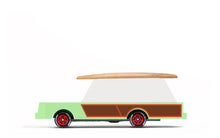 Load image into Gallery viewer, Surf Wagon with wooden surf board - Wooden Diecast Toy Car