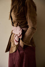 Load image into Gallery viewer, Gabrielle Paris Vermilion Stripes Cotton Voile Scarf - BTS CONCEPT STORE