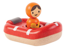 Load image into Gallery viewer, Coast Guard Boat Wooden Bath Toy PlanToys