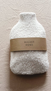 Hot Water Bottle | White Boucle