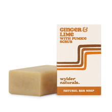 Load image into Gallery viewer, Wylder | Ginger &amp; Lime with Pumice Scrub Natural Bar Soap