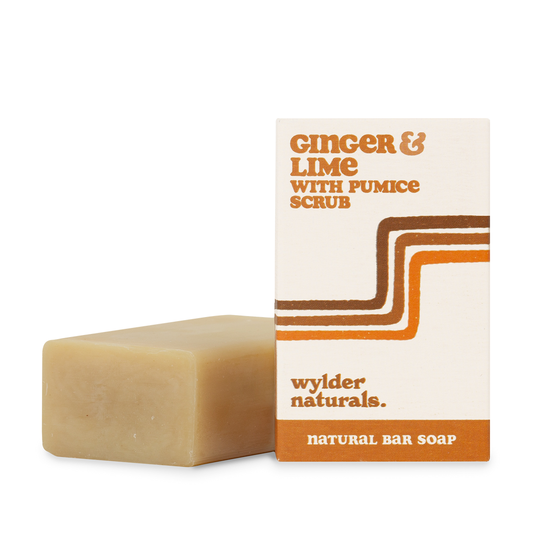 Wylder | Ginger & Lime with Pumice Scrub Natural Bar Soap