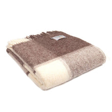 Load image into Gallery viewer, Block Check Throw/Blanket | Wool - BTS CONCEPT STORE