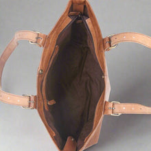 Load image into Gallery viewer, Tan Leather Tote bag | adjustable strap - BTS CONCEPT STORE