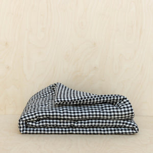 Gabrielle Paris Mattress Blanket | Gingham Black