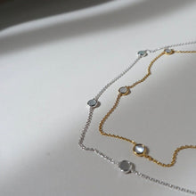 Load image into Gallery viewer, Lines + Current | Sigrid satellite chain | Silver or Gold - BTS CONCEPT STORE