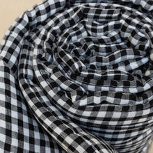 Load image into Gallery viewer, Gabrielle Paris Mattress Blanket | Gingham Black