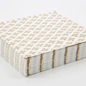 Paper Napkins | Shield Gold