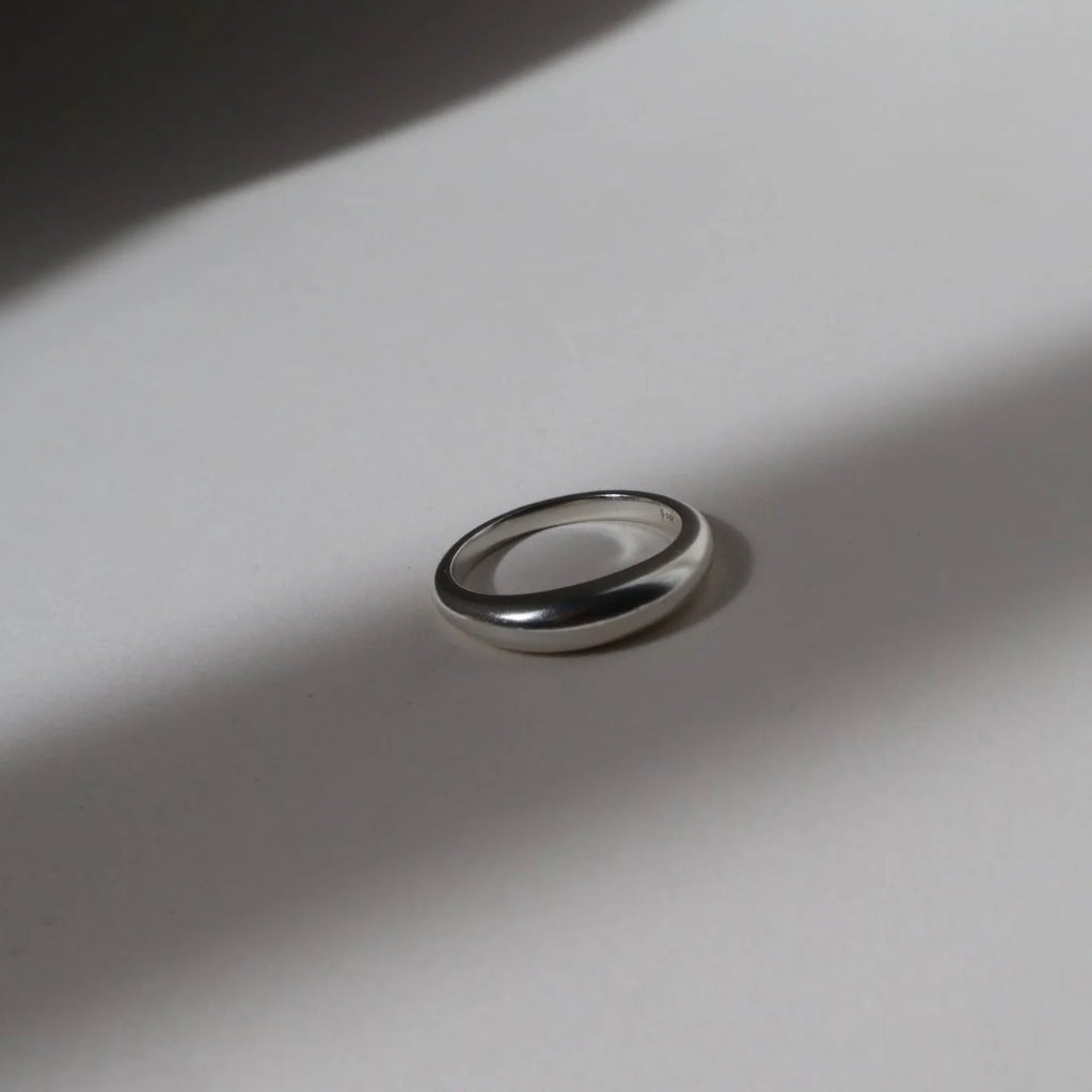 Lines + Current Volumes small dome ring | Various Colours