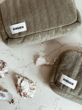 Load image into Gallery viewer, HUMDAKIN Terry Cloth Small Cosmetic Bag | Green Tea