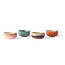 Load image into Gallery viewer, HKliving 70s ceramic dessert bowls set of 4 | Sirius