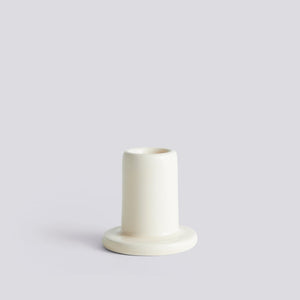 HAY Tube Candle Holder Small | Off white