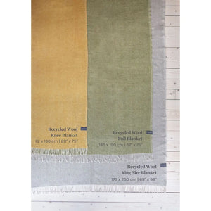 TBCO Recycled Wool Blanket | Rust Herringbone 145x190cm