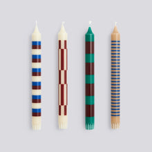 Load image into Gallery viewer, HAY Set of 4 Candles | Green, Blue + Brown