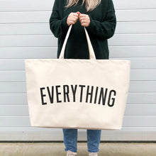 Load image into Gallery viewer, Everything Really Big Bag | natural + black