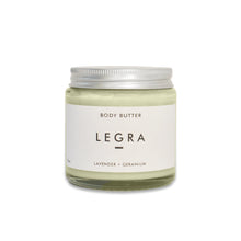 Load image into Gallery viewer, LEGRA Natural Body Butter | lavender + geranium