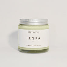 Load image into Gallery viewer, LEGRA Natural Body Butter | lavender + geranium