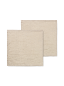 Ferm Living Washed Linen Napkins Set of 2 - Natural