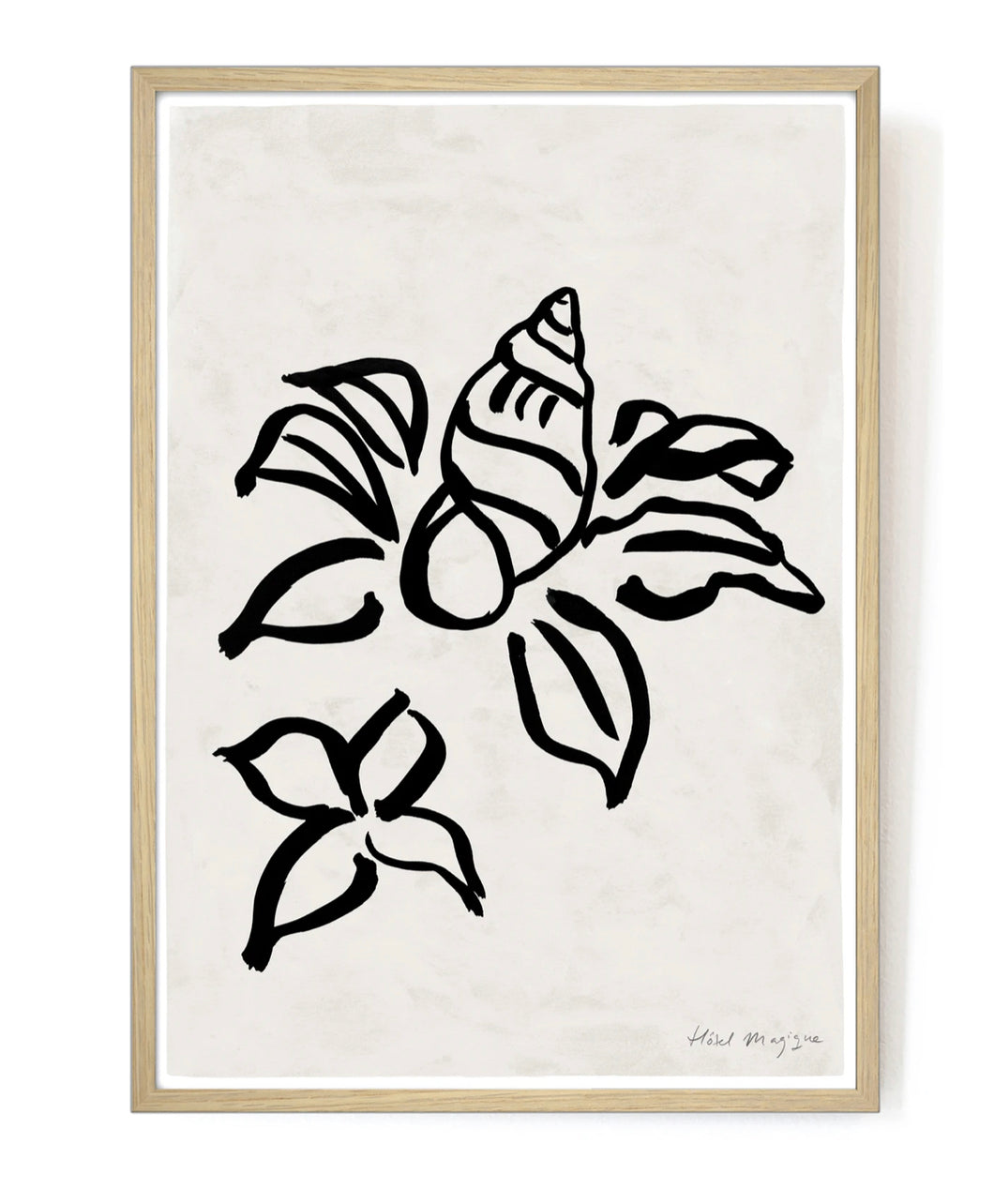 Hotel Magique Shell Flower Art Print | A2