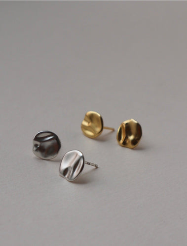 Lines + Current Océane Disc Earrings