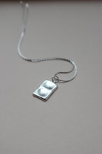 Load image into Gallery viewer, Lines + Current Liquid Name Tag Necklace