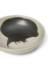 Load image into Gallery viewer, Ferm Living Omhu Serving Bowl | Large Off White + Charcoal
