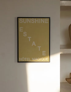 Hotel Magique Sunshine Estate Art Print | Various sizes