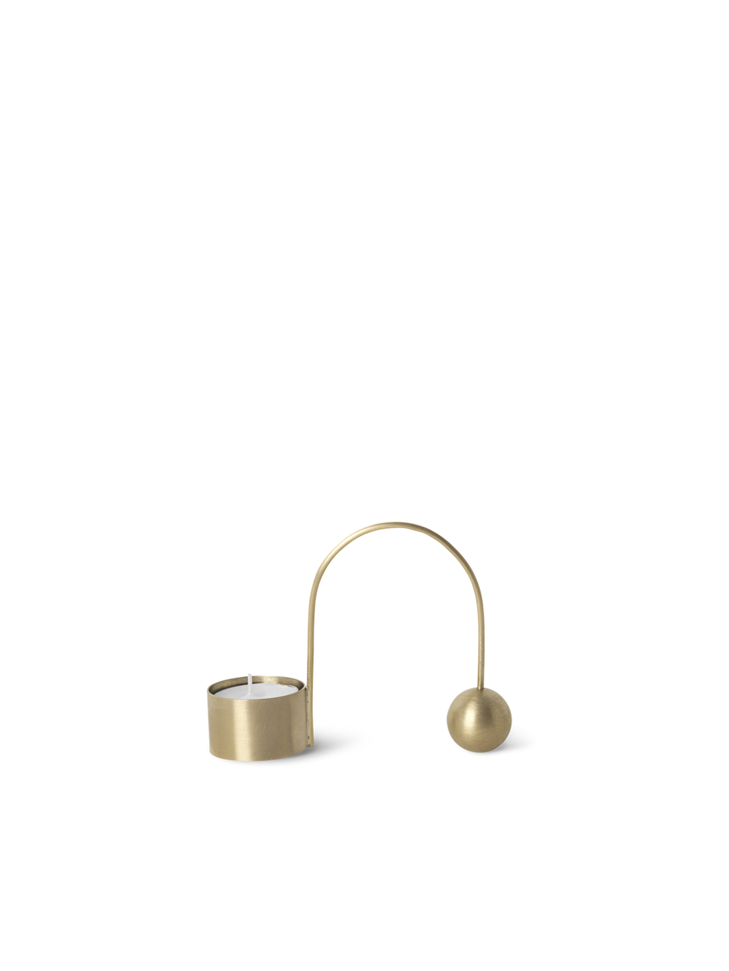 Ferm Living Brass Balance Tealight Candle Holder
