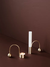 Load image into Gallery viewer, Ferm Living Brass Balance Tealight Candle Holder