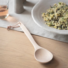 Load image into Gallery viewer, Beech Wood Salad Server
