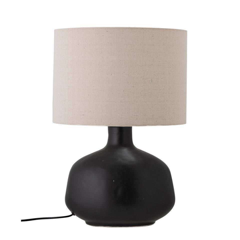 Lalin Table Lamp | Black Terracotta