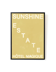 Hotel Magique Sunshine Estate Art Print | Various sizes