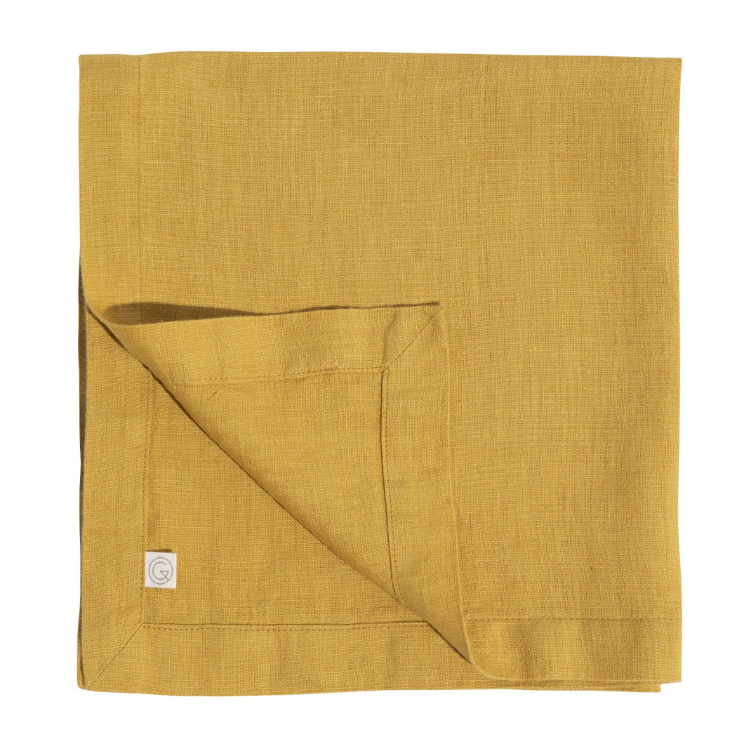 Washed Linen Napkin | Curry
