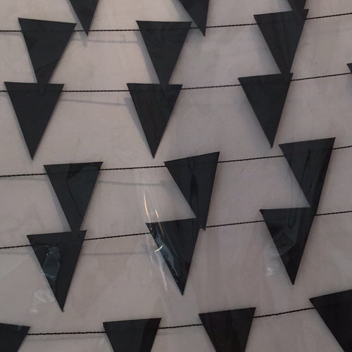 Mini Paper Flag bunting | black