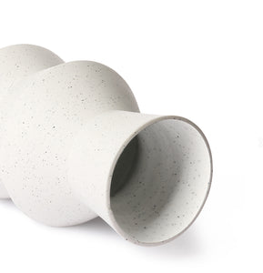 HKliving Speckled Clay Vase Angular L