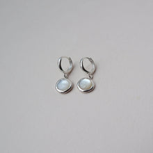 Load image into Gallery viewer, Lines + Current | Sigrid Shell Huggie Earrings | Various Colours