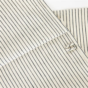 Eco Thinstripe Towel 50x70 | Black + White
