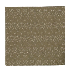 Paper Napkins | Dark Green Zig Zag | Ski