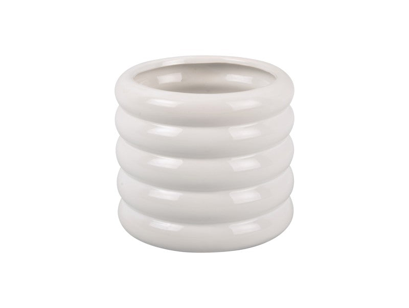 Plant Pot Bobbly Glazed Ceramic | Small Various Colours