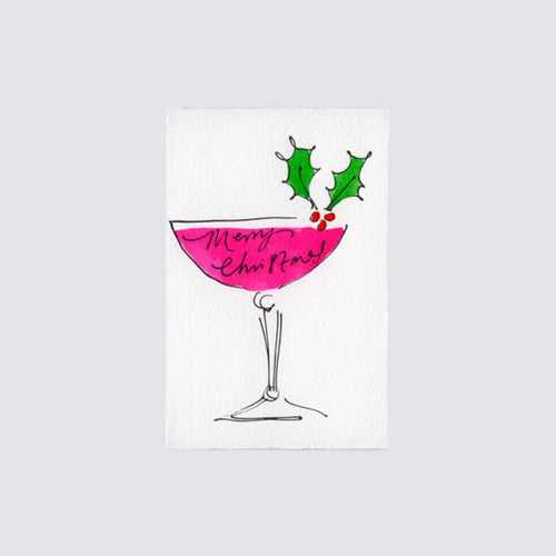 Scribble + Daub Card - single Christmas