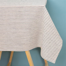 Load image into Gallery viewer, Eco Thinstripe Tablecloth 140x250 | Black + White