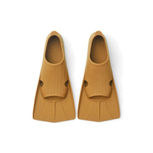 Load image into Gallery viewer, Liewood Gustav Kids Swim Fins/Flippers | Golden Caramel - various sizes