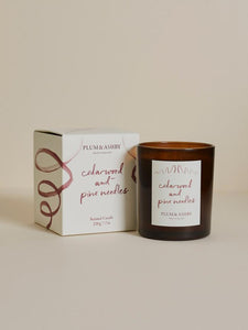 Plum + Ashby Cedarwood & Pine Needles Candle