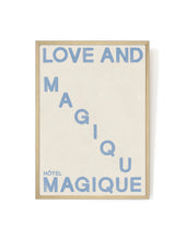 Load image into Gallery viewer, Love and Magique Art Print | Blue A3