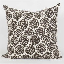 Load image into Gallery viewer, Artichoke Cushion 50x50 | Brown + White