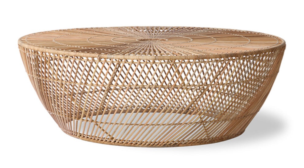 Hkliving wicker coffee table