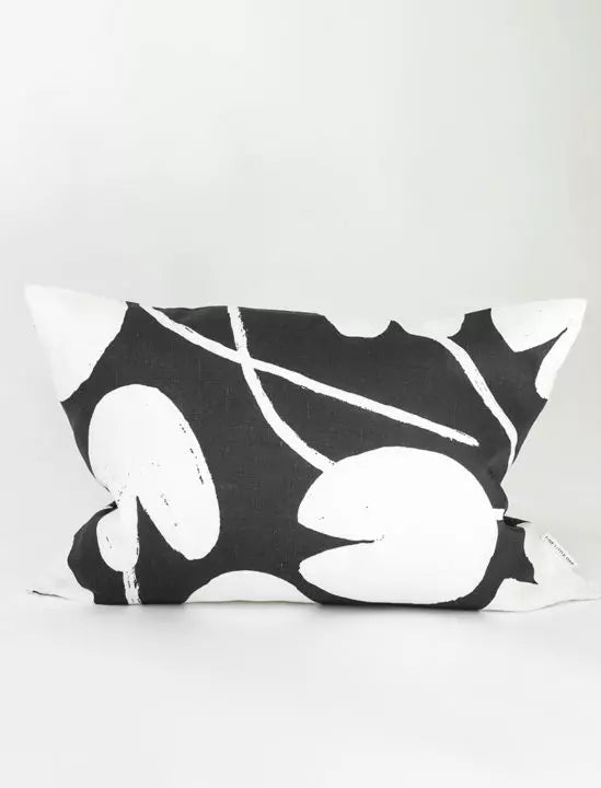 FLD Water Lilies Cushion | Midnight Blue 68x48